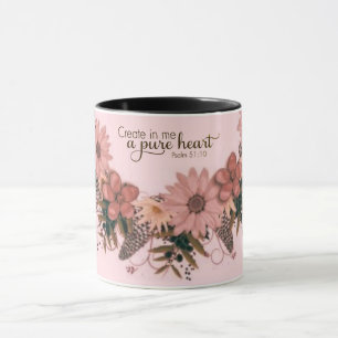 Caneca Versículo da Escritura Mensagem Espiritual Reino
