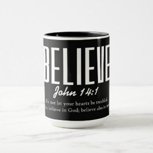 Caneca Versículo Inspirador da Bíblia Cristã