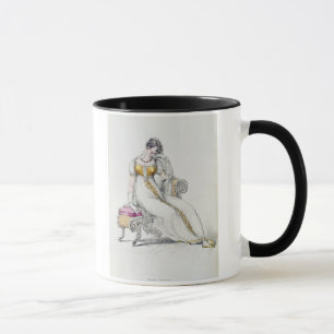 Caneca Vestido de noite ou vestido de casamento, placa de