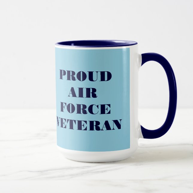 Caneca Veterano da Força Aérea de Mug (Direita)