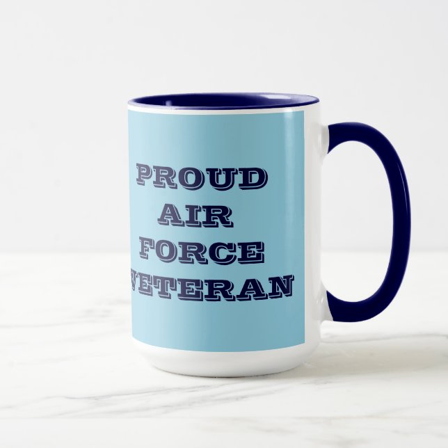 Caneca Veterano da Força Aérea de Mug (Direita)