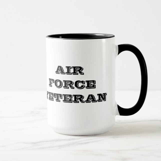 Caneca Veterano da Força Aérea Mug (Direita)