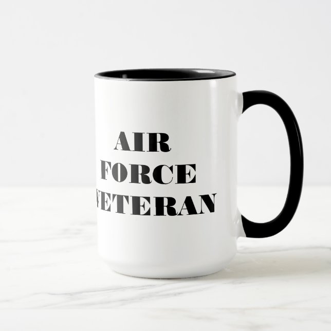 Caneca Veterano da Força Aérea Mug (Direita)