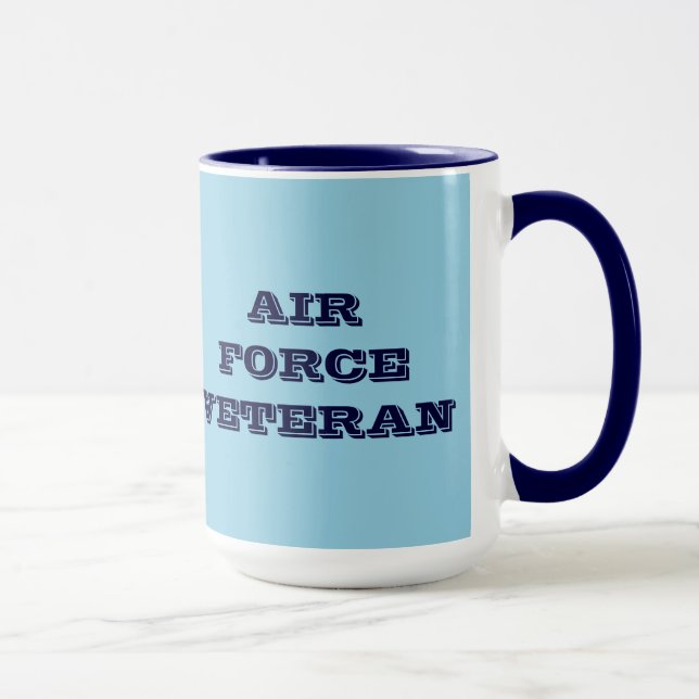 Caneca Veterano da Força Aérea Mug (Direita)