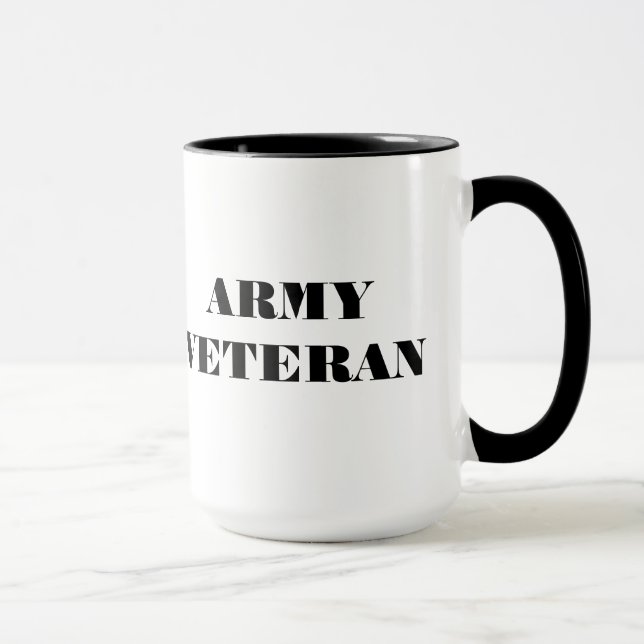 Caneca Veterano do Exército de Mug (Direita)