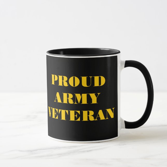 Caneca Veterano do Exército Orgânico Mug (Direita)