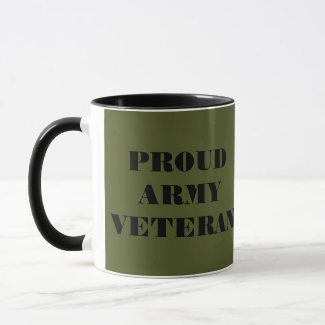 Caneca Veterano do Exército Orgânico Mug (Esquerda)
