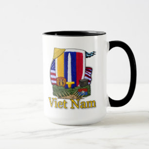 Caneca veteranos do exército usarv vietnam war patch vete