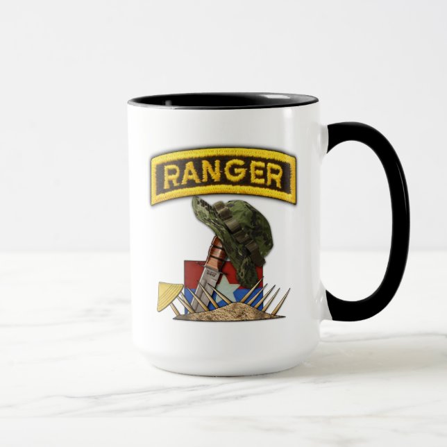 Caneca Veteranos dos Airborne Rangers Vets LRRP (Direita)