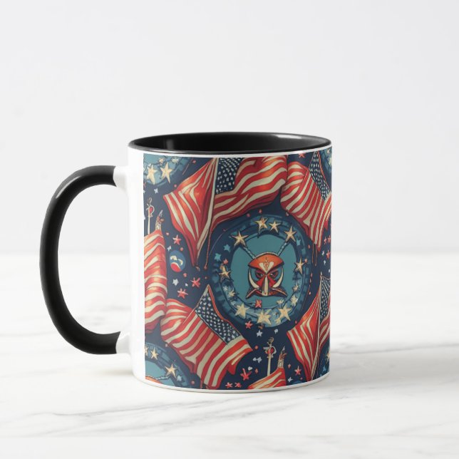 Caneca Veteranos Homenageiam Mug - Honrando Nossos Heroín (Esquerda)