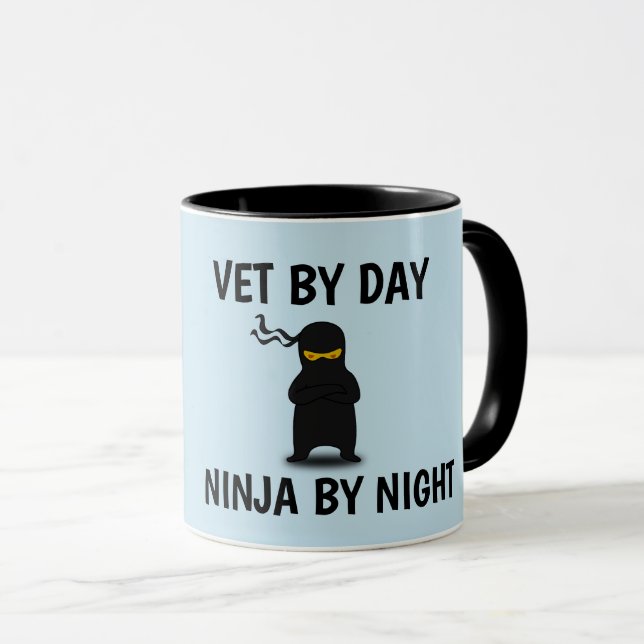 CANECA VETERINARIANO NINJA COFFEE MUGS (Frente Esquerda)