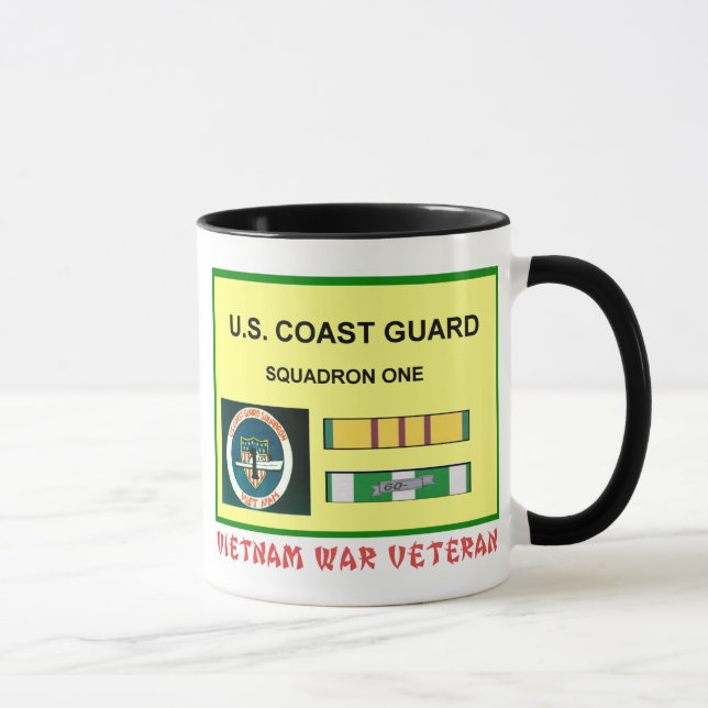CANECA VETERINÁRIO DA GUERRA DO VIETNAME DO ESQUADRÃO UM (Direita)
