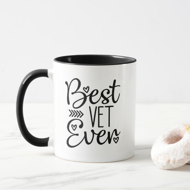 Caneca Veterinário Melhor Vet Nunca (Com Donut)