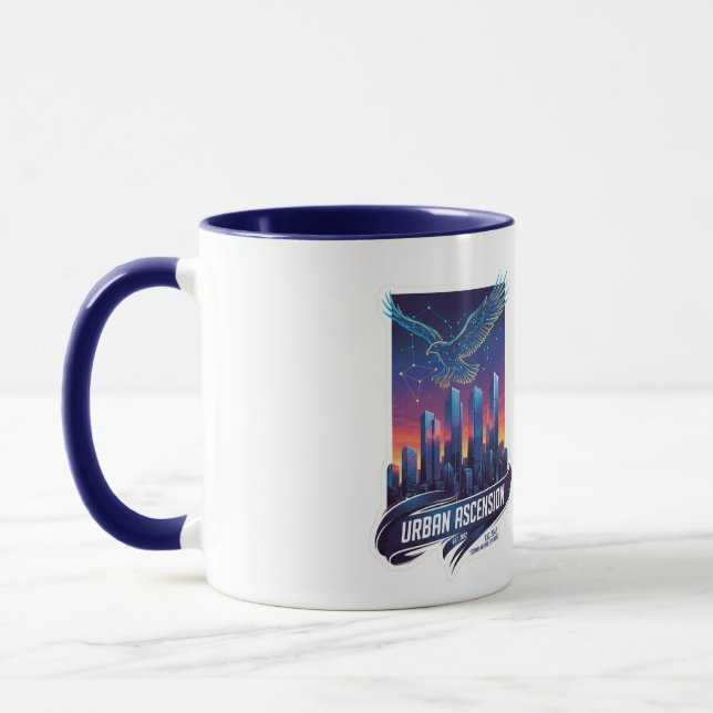 Caneca Vetor Ciber-Natureza (Esquerda)