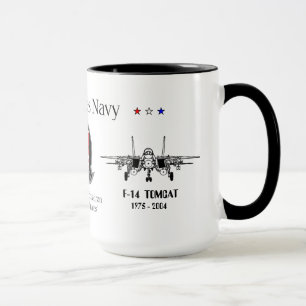 Caneca VF-211 'Checkmates' - F-14 Tomcat Sq.
