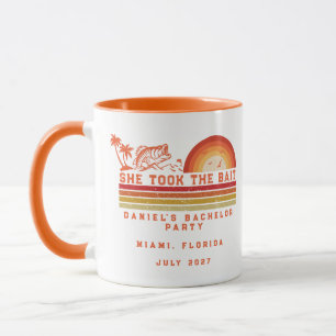 Caneca Viagem de Fim de Semana com Tema de Pesca Despedid