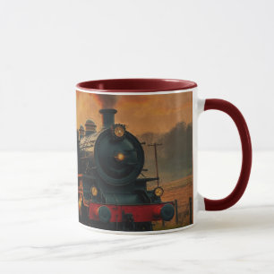Caneca Viagem de Linha Vitoriana - Comboio a Vapor