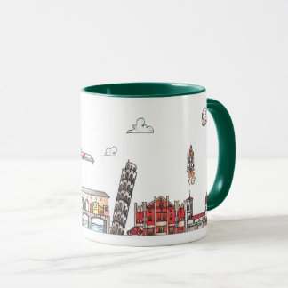 Caneca Viagem do Mundo - Itália