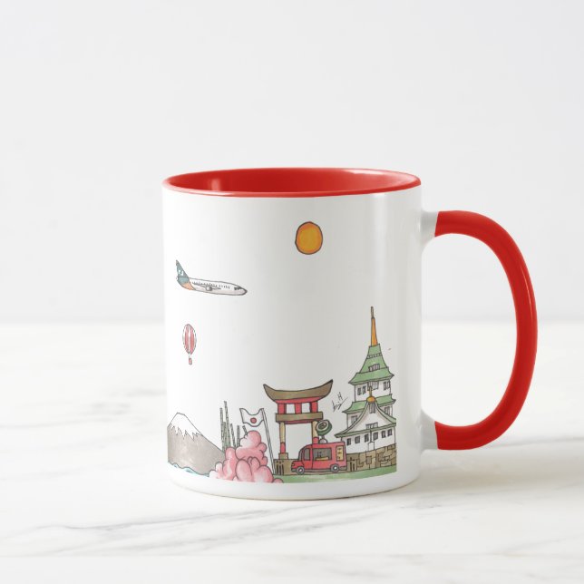 Caneca Viagem do mundo - Japão (Direita)
