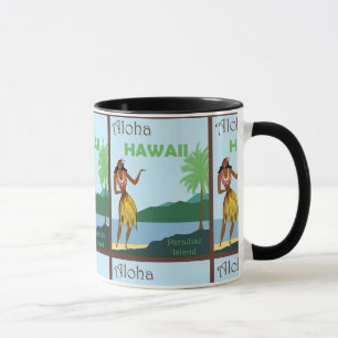 Caneca Viagem para o Paraíso: Ilha Aloha Hawaii
