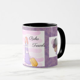 Caneca Viagens Boho