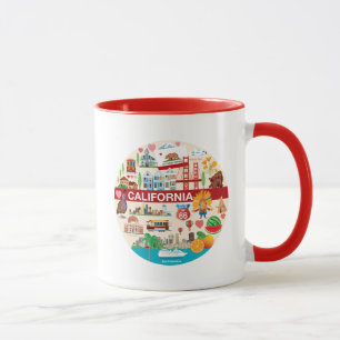 Caneca Viagens de Califórnia