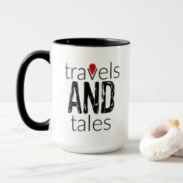 Caneca Viagens e palestras Logotipo Mug com hosts de cana