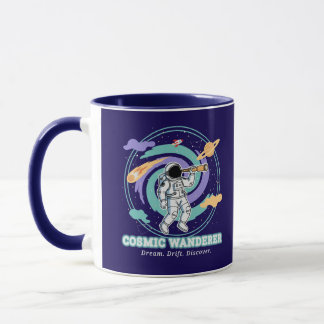 Caneca Viajante Cósmico Astronauta Telescópio