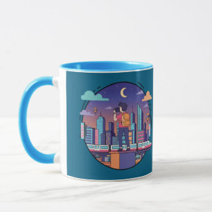 Caneca Viajante Noturno da Cidade
