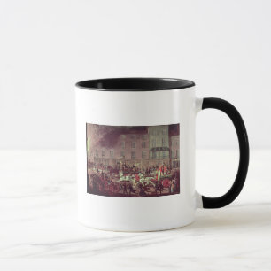Caneca Viaturas de incêndio de Londres, gravadas por R.G