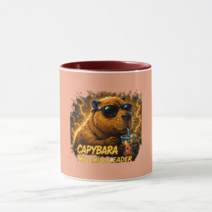 Caneca Vibes de Capivara 🧋 Energia de Líder Relaxado