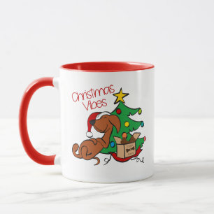 Caneca Vibes de Natal Canino