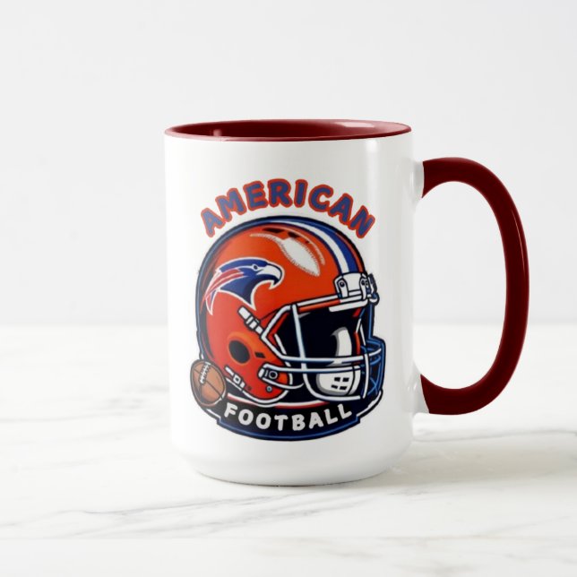 Caneca Vibes do Dia de Jogo All-American - Estilo de Capa (Direita)