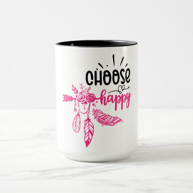 Caneca Vibes Positivas | Citação Motivacional (Centro)