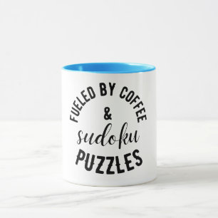Caneca Víblias Coloridas: Personalizar Mug de Café Sudoku