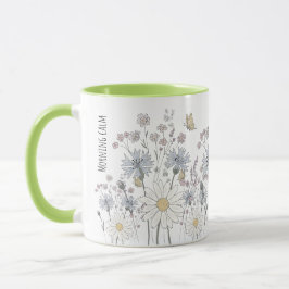 Caneca Vibrant field of wildflowers 