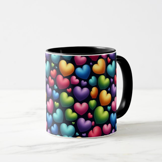 Caneca Vibrant Love (Frente Esquerda)