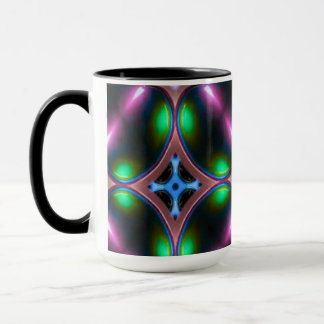 Caneca Vibrant Modern Geometric Abstract