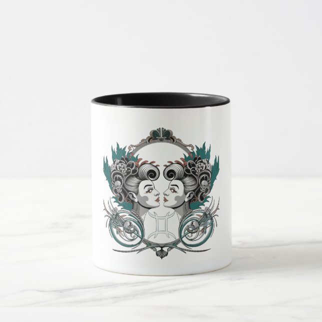 Caneca Victorian Gemini Gothic Mug (Centro)