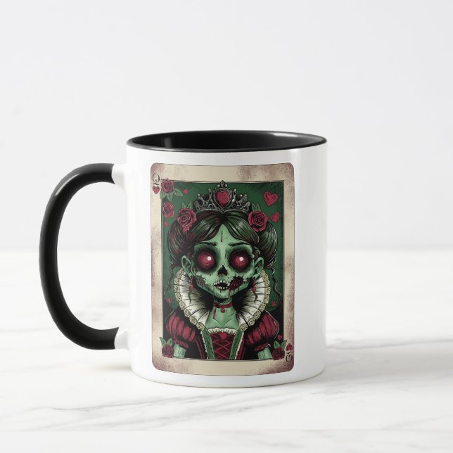 Caneca Victorian Zombie Queen of Hearts (Esquerda)