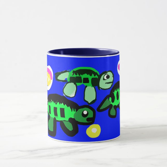 Caneca Vida das tartarugas marinhas (Centro)