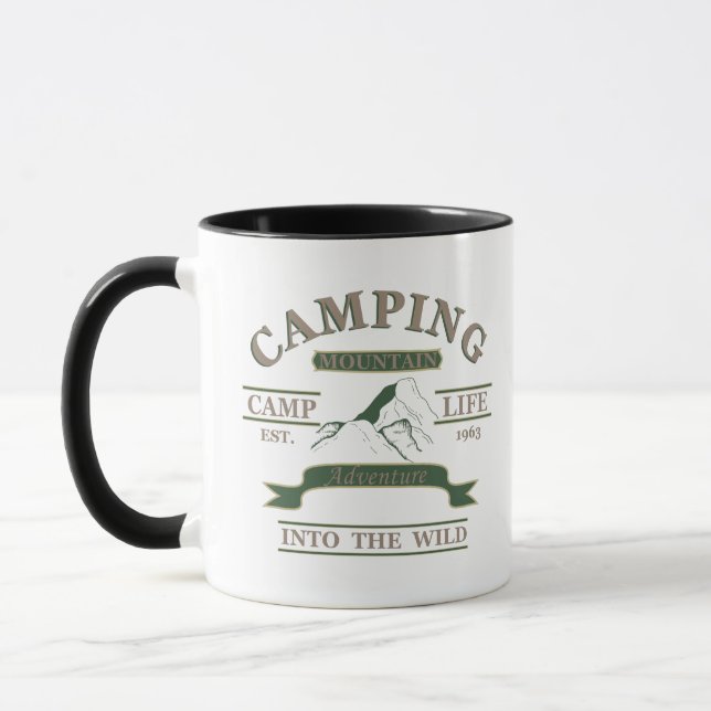 Caneca Vida de campista de campismo (Esquerda)