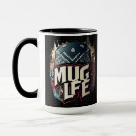 Caneca Vida de Caneca: Estilo Grafite Urbano