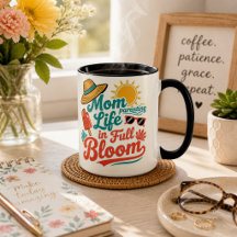 Vida de Mãe em plena flor Cute Mama presente