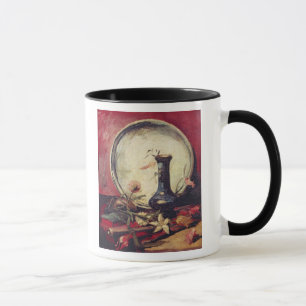 Caneca Vida de Vincent van Gogh ainda com flores,