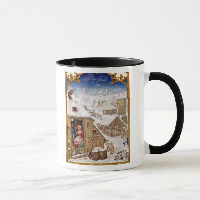 Caneca Vida do camponês, 'de Breviarium Grimani (Direita)