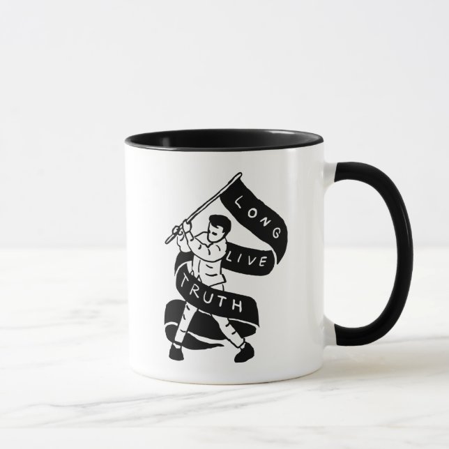 Caneca Vida longa à verdade (Direita)