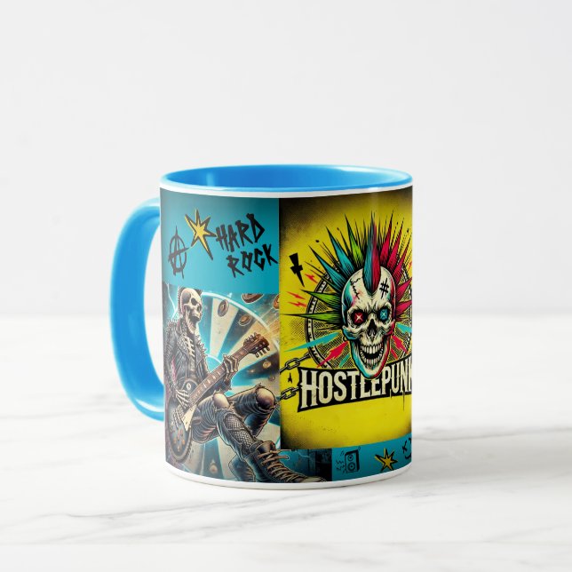 Caneca Vida Útil de Mug: Edição Punk (Frente Esquerda)