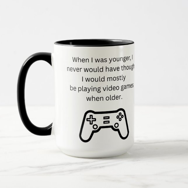 Caneca Video games Adulto Mug (Esquerda)