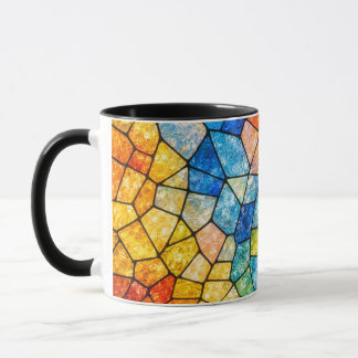 Caneca Vidro colorido